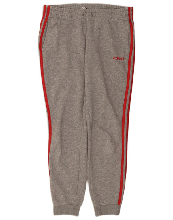 Adidas Pantalon de survêtement pour femme Joggers UK 12/14 Gris moyen Coton