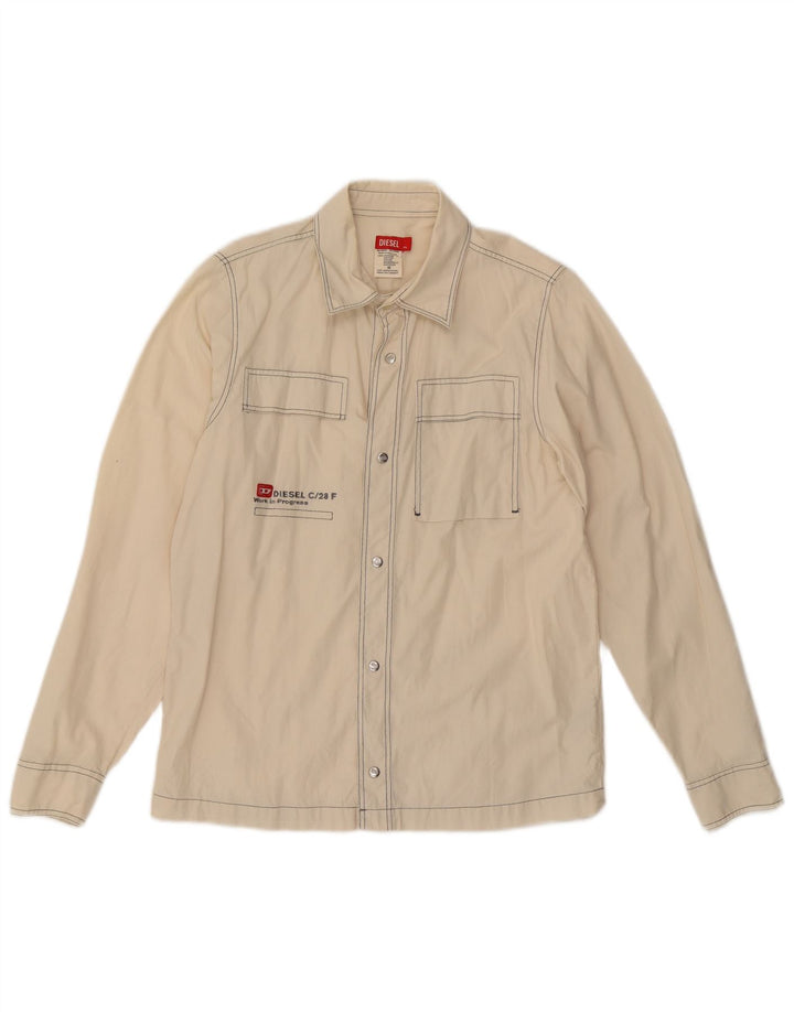 Diesel Chemise XL Homme Blanc Cassé