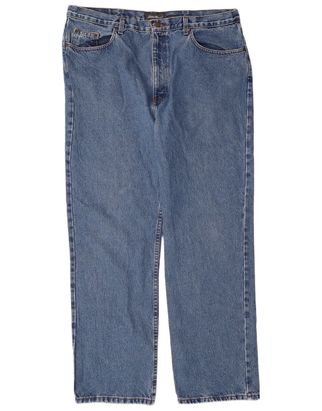 Eddie Bauer Jean ample homme W40 L32 bleu coton