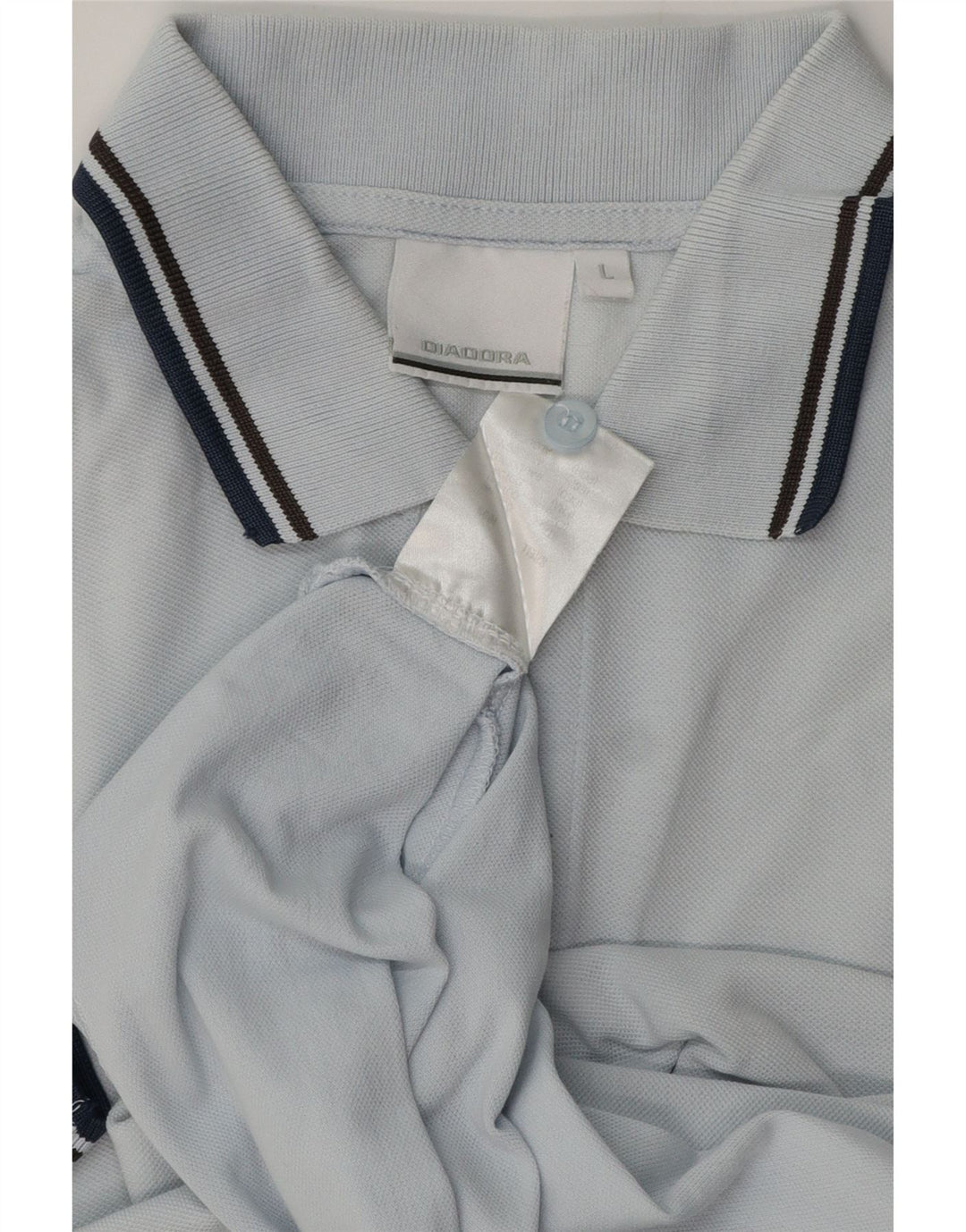 Diadora Polo Homme Grand Bleu Coton