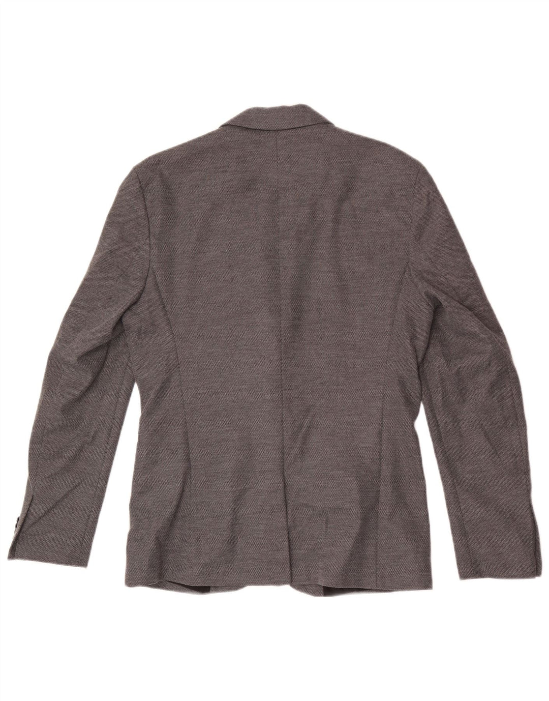 Zara Veste blazer à 2 boutons pour homme UK 40 Large Gris Polyester
