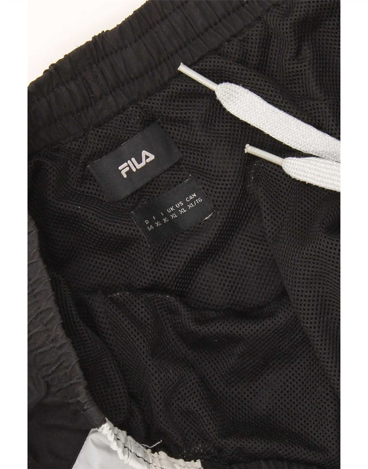 Fila Short de Sport XL Homme Noir Colourblock