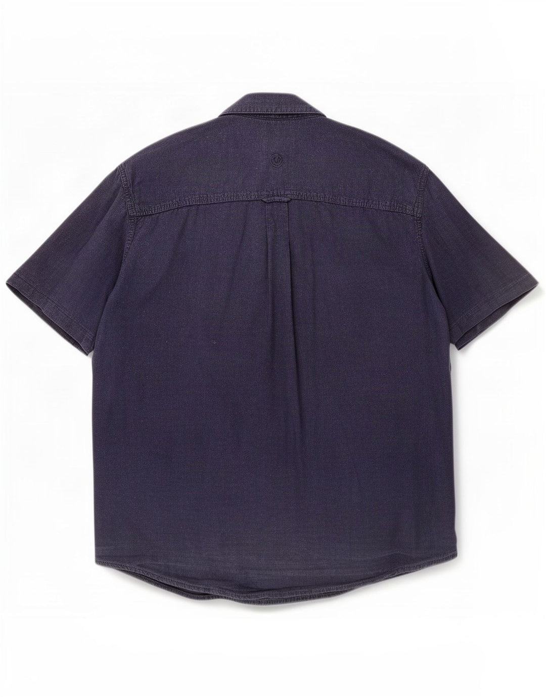 Fat Face Chemise à manches courtes pour homme Coupe régulière XL Bleu marine Lin