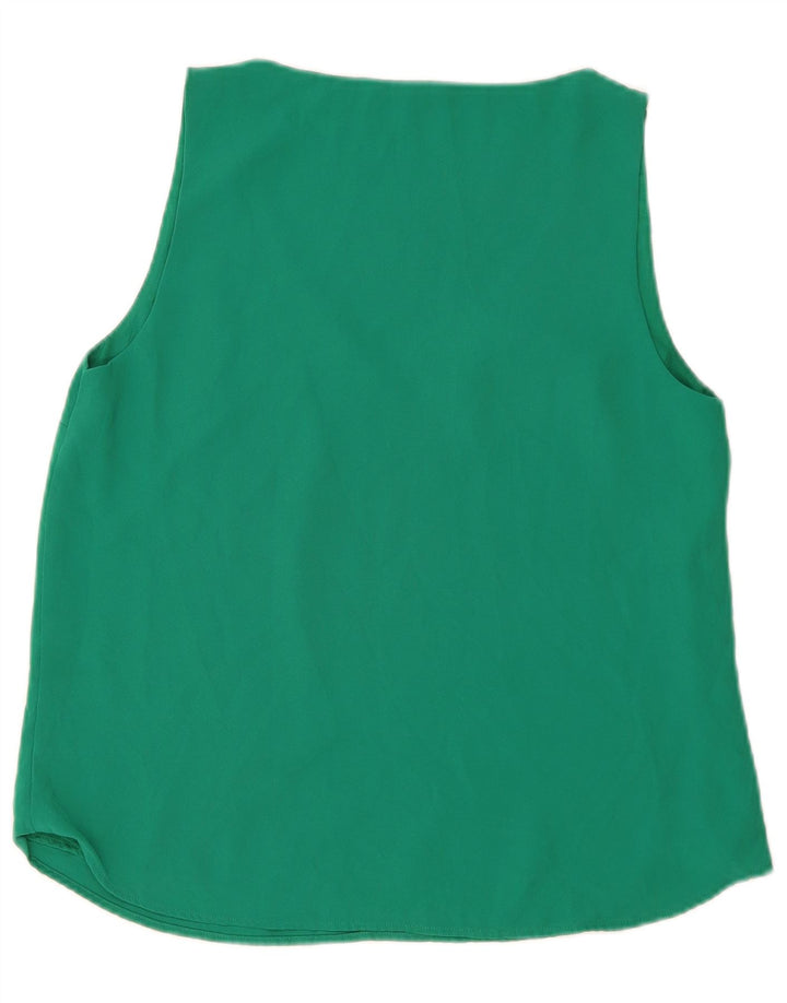 Oasis Chemisier sans manches pour femme UK 44 Vert moyen