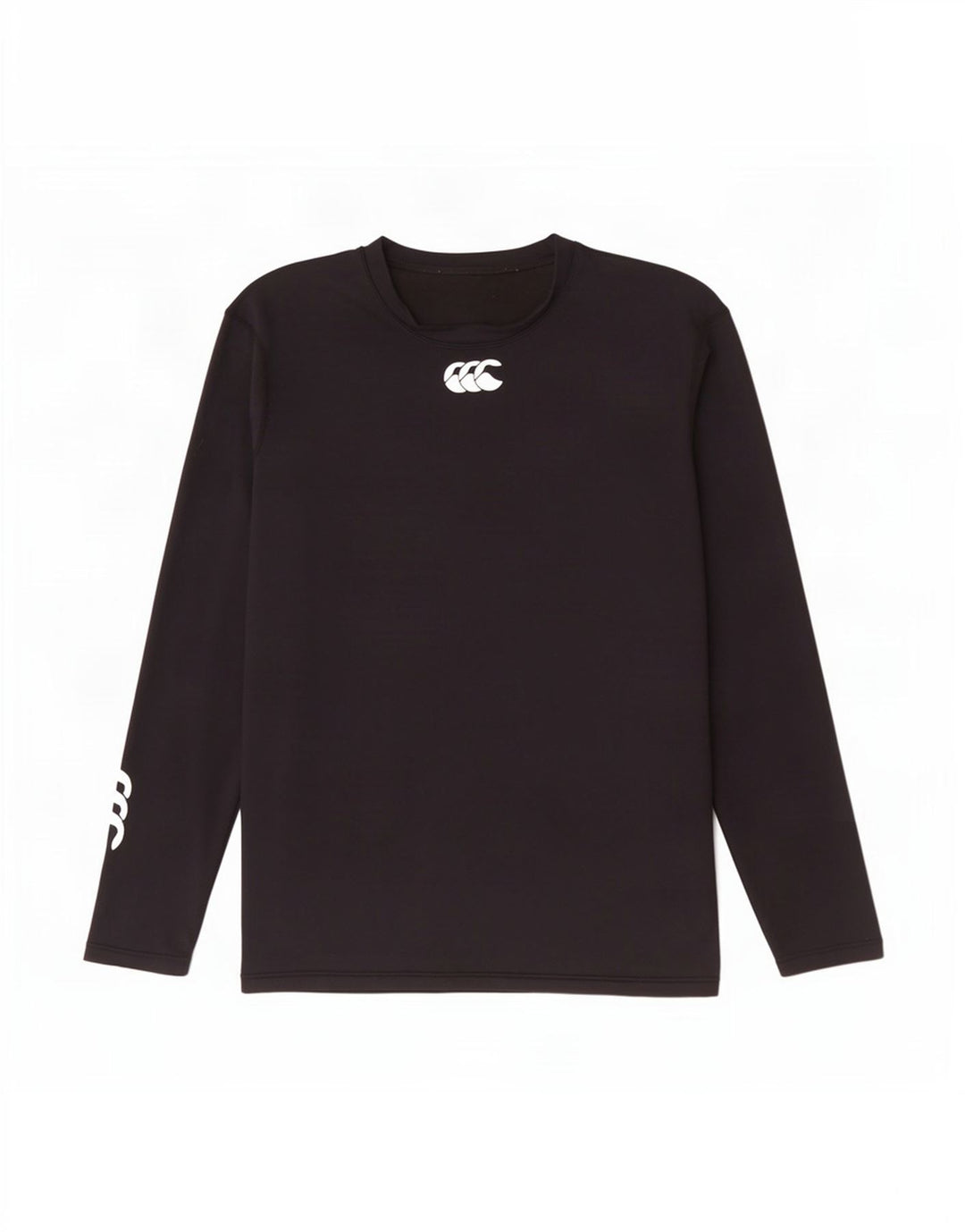 Canterbury Haut graphique à manches longues pour hommes, petit nylon noir