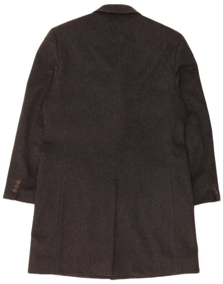 vintage Mens Overcoat IT 50 Grande laine noire