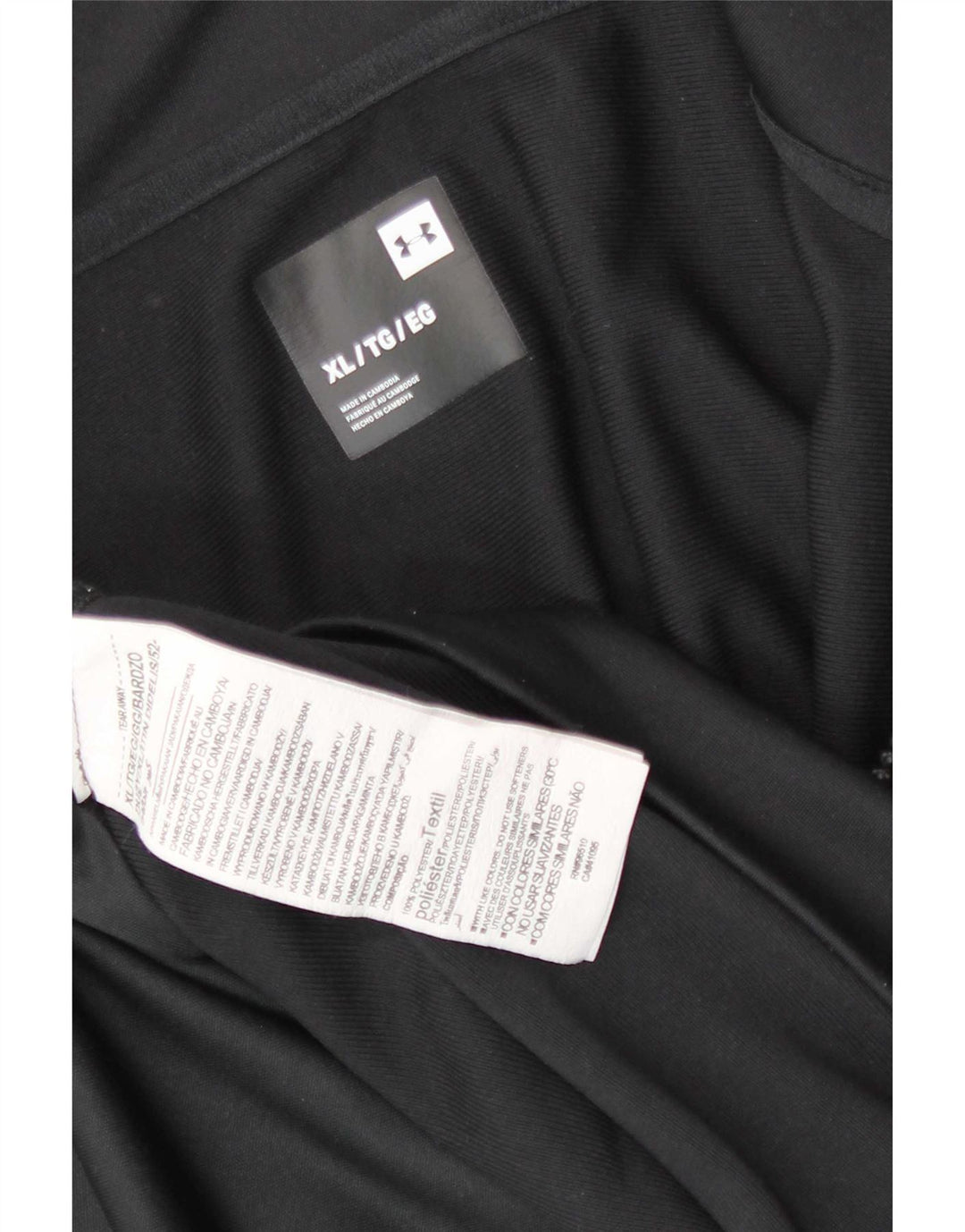 Under Armour Veste de Survêtement Homme XL Noir Colorblock Polyester