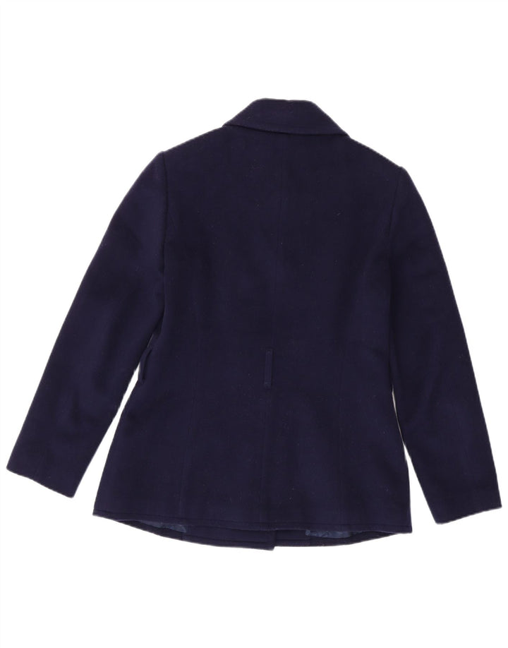 Brooks Brothers Caban Femme US 2 XS Bleu Marine Laine