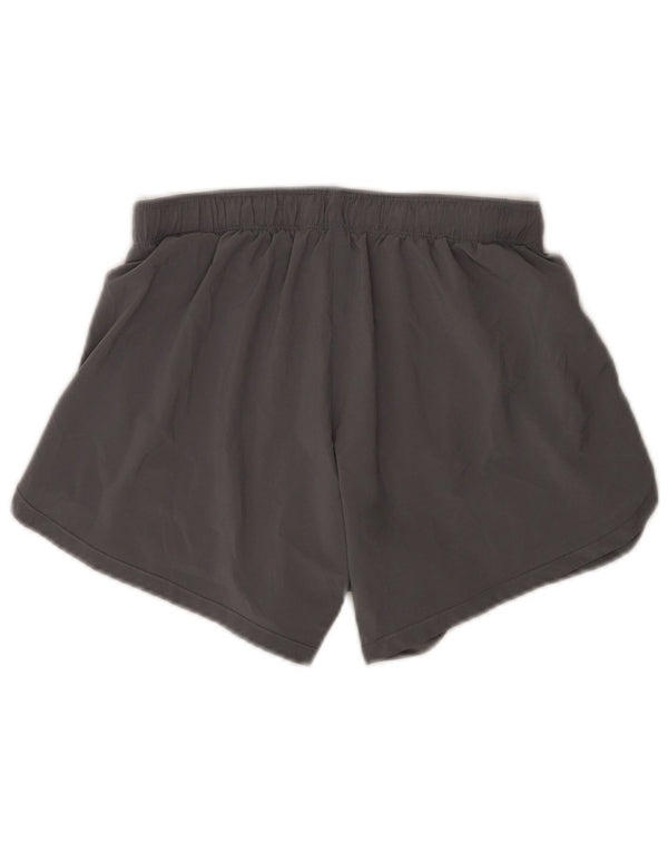 Nike Short de sport Dri Fit pour femme UK 8 Small Gris Polyester