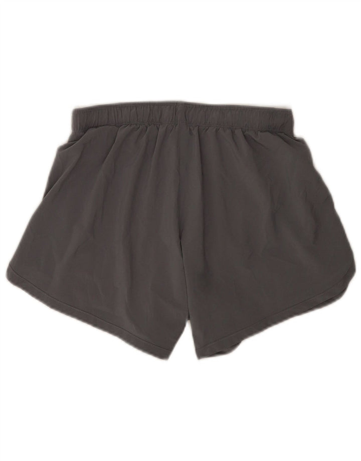 Nike Short de sport Dri Fit pour femme UK 8 Small Gris Polyester