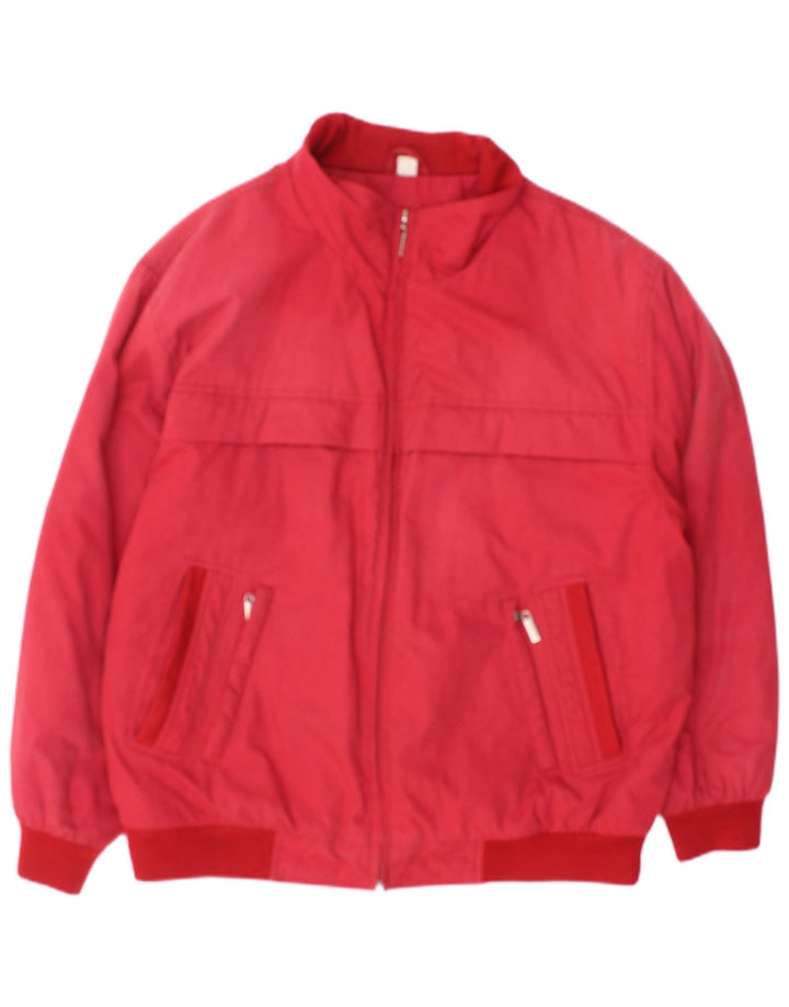 Babista Mens Bomber Jacket UK 40 Large Rouge Polyester