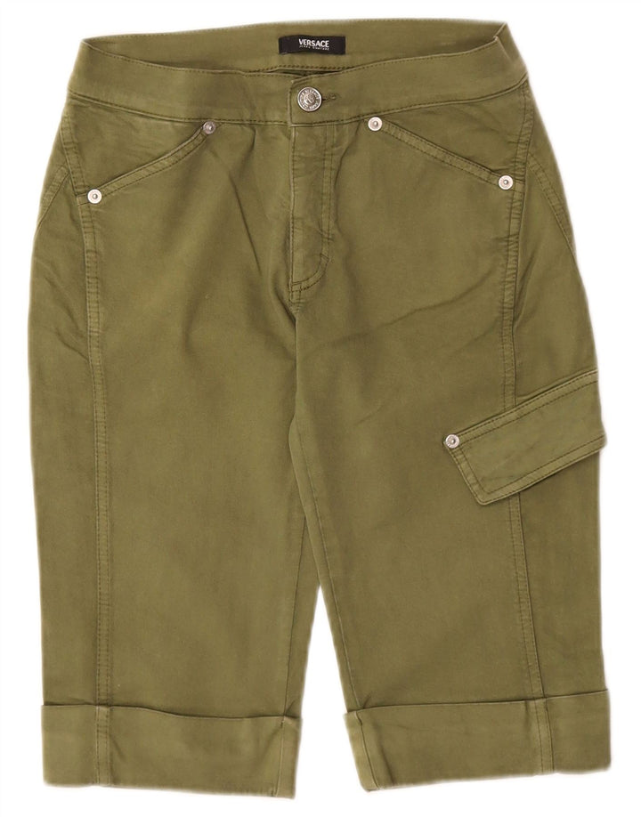Versace Short Cargo IT 38 XS W24 Kaki Coton |