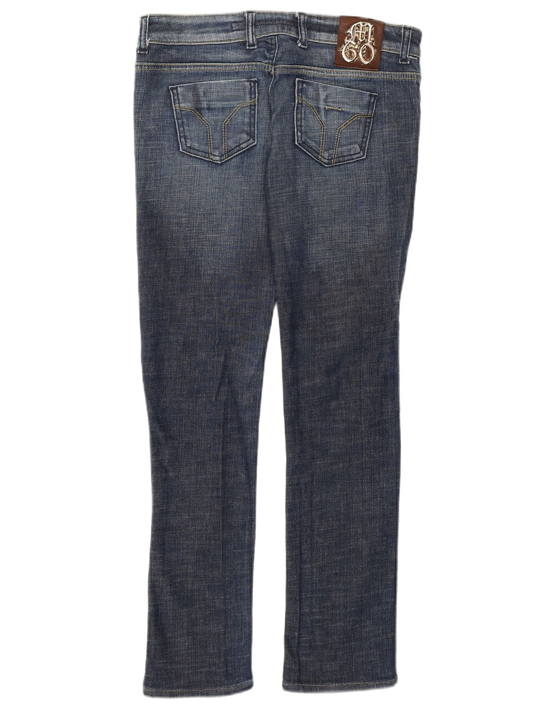 MISS SIXTY Jean Slim Taille Basse Femme W28 L29 Bleu Coton