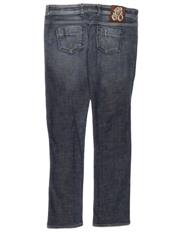 MISS SIXTY Jean Slim Taille Basse Femme W28 L29 Bleu Coton