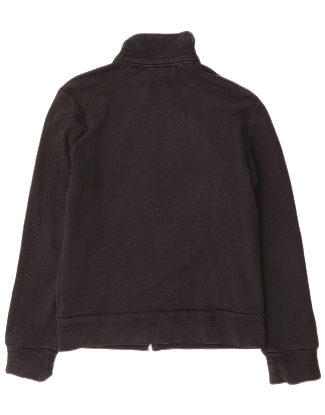 Puma Veste de survêtement graphique pour femme UK 12 Coton noir moyen