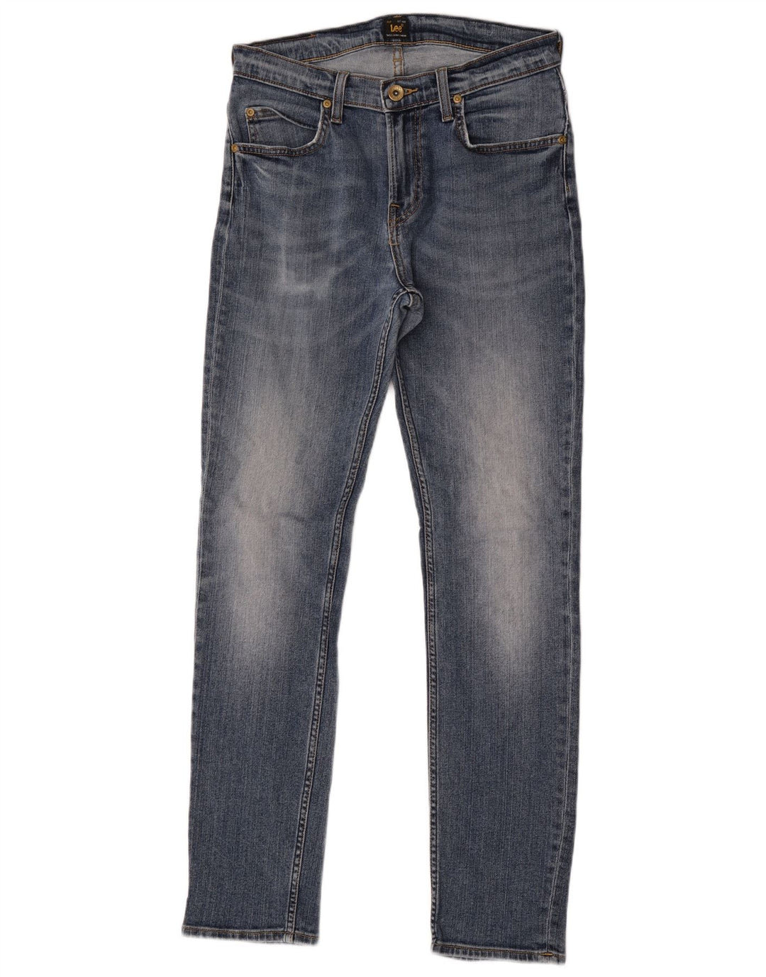Lee Jean Slim Rider Homme W29 L32 Bleu Coton