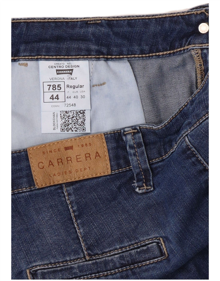 Carrera Short En Jean Femme IT 44 Medium W30 Bleu Coton