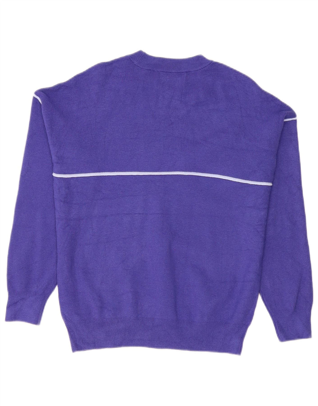 Marks & Spencer Pull ras du cou pour femme UK 14 Bleu moyen Viscose
