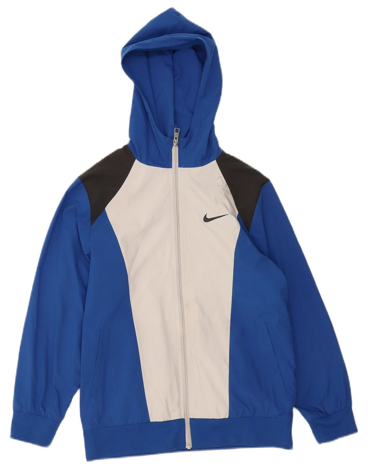 Veste de survêtement à capuche Nike garçon 10-11 ans Bleu moyen colour block