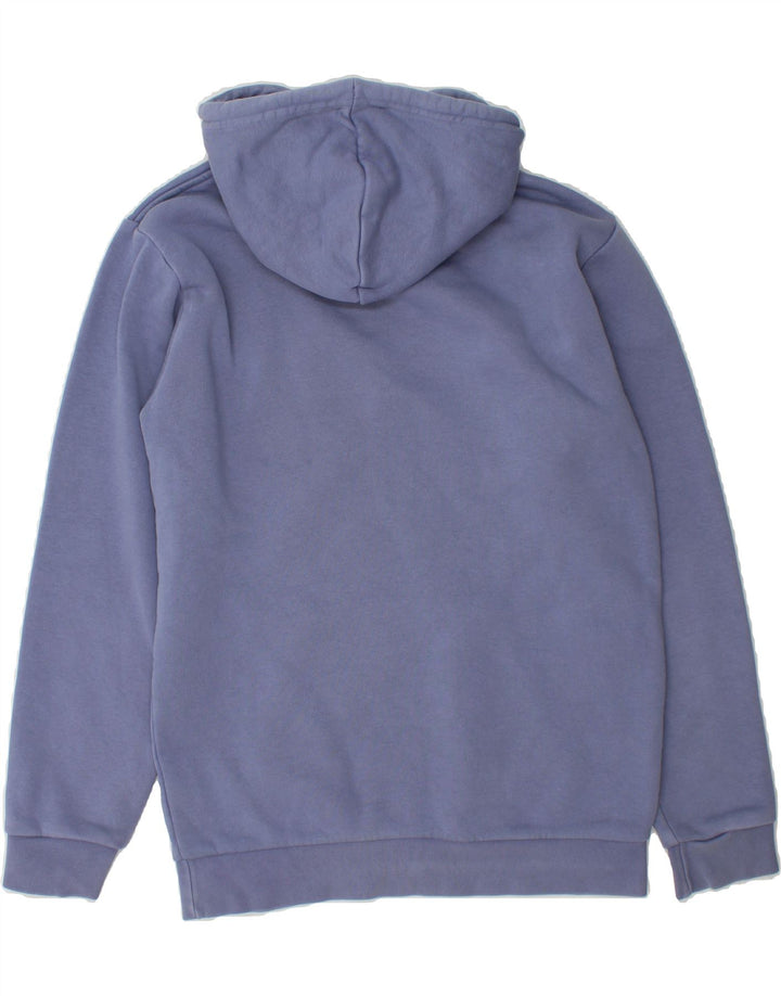 ADIDAS Mens Hoodie Jumper Small Blue Cotton Vintage Adidas and Second-Hand Adidas from Messina Hembry 