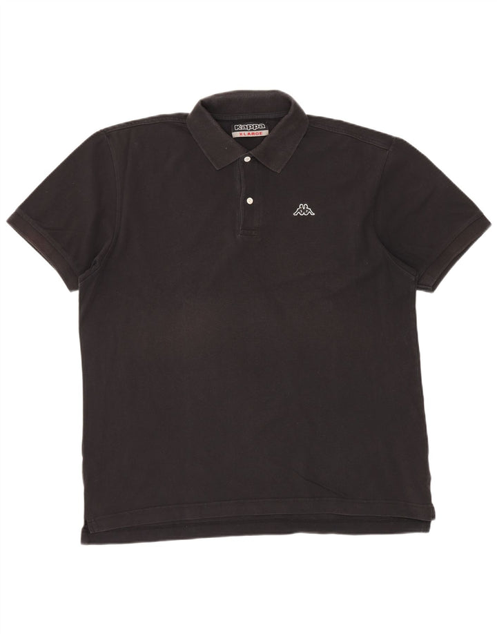 KAPPA Polo Homme XL Noir Coton