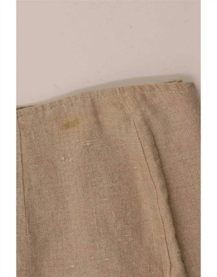 Jupe portefeuille femme vintage Small W28 Beige
