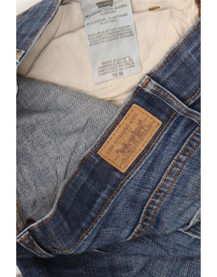 Levi's Jean bootcut 525 pour femme US 10 Large W30 L28 Bleu Coton