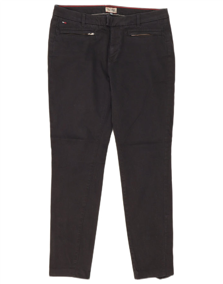 TOMMY HILFIGER Womens Slim Suit Trousers W29 L27 Black