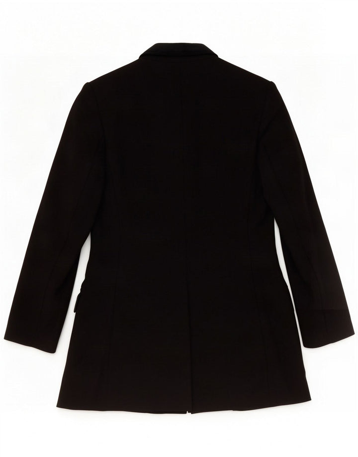 Alberto Biani Veste Blazer 4 Boutons Femme IT 40 Laine Noir Moyen
