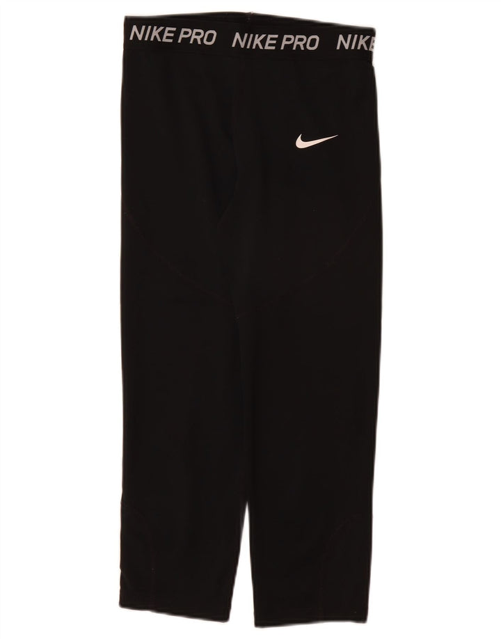 NIKE Pantalon de survêtement graphique fille 7-8 ans Noir Polyester