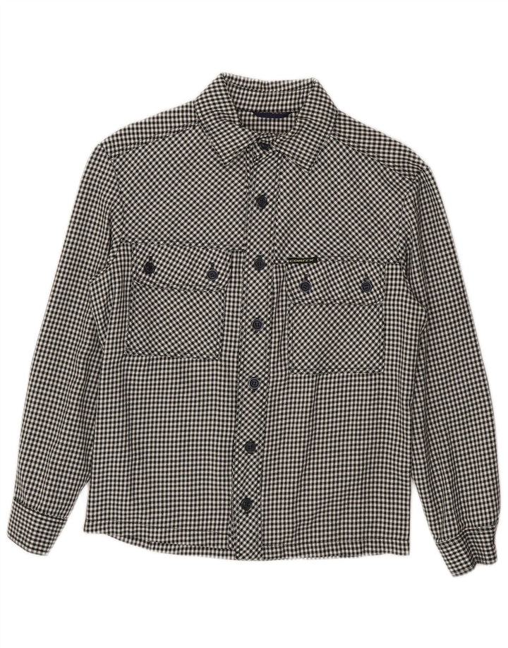 Chemise homme vintage Petit Vichy Bleu Marine
