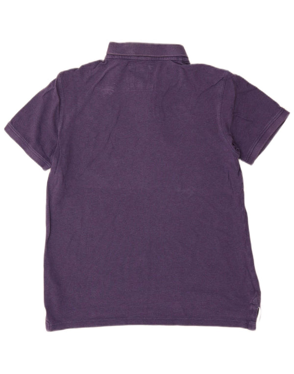 Crew Clothing Polo Homme Petit Violet Coton