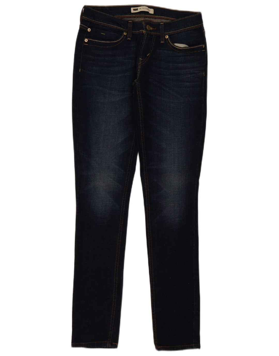 Levi's Jean 524 Super Low Slim Femme W30 L32 Bleu Marine Coton