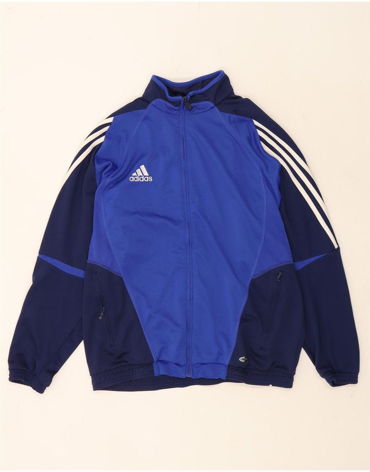 Adidas Hommes Climacool Survêtement Top Veste UK 42/44 Grand Bleu Marine