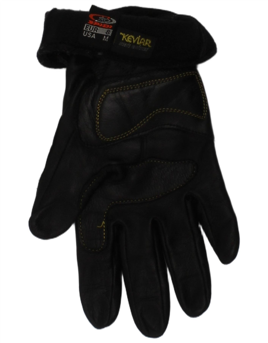 Spidi Gants de motard en cuir pour femme Lady Line Noir moyen