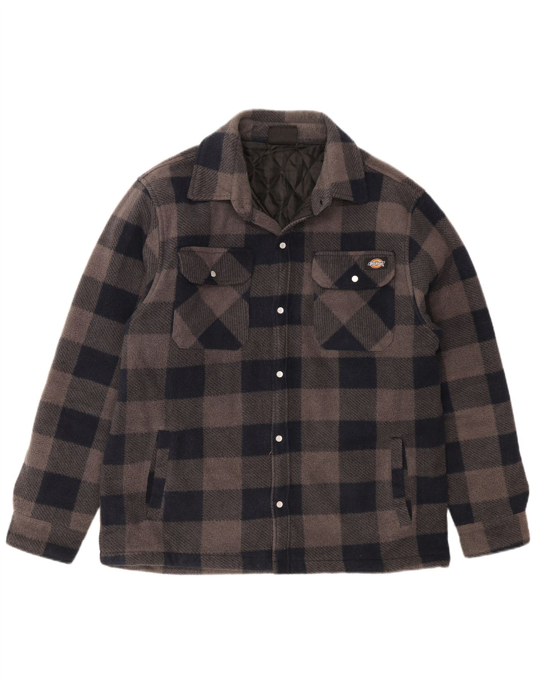 Dickies Chemise en flanelle Lumberjack pour hommes, grand carreaux en polyester bleu marine