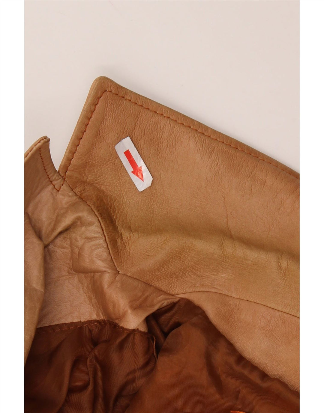 Society Veste blazer courte à 2 boutons pour femme UK 12 Cuir marron moyen