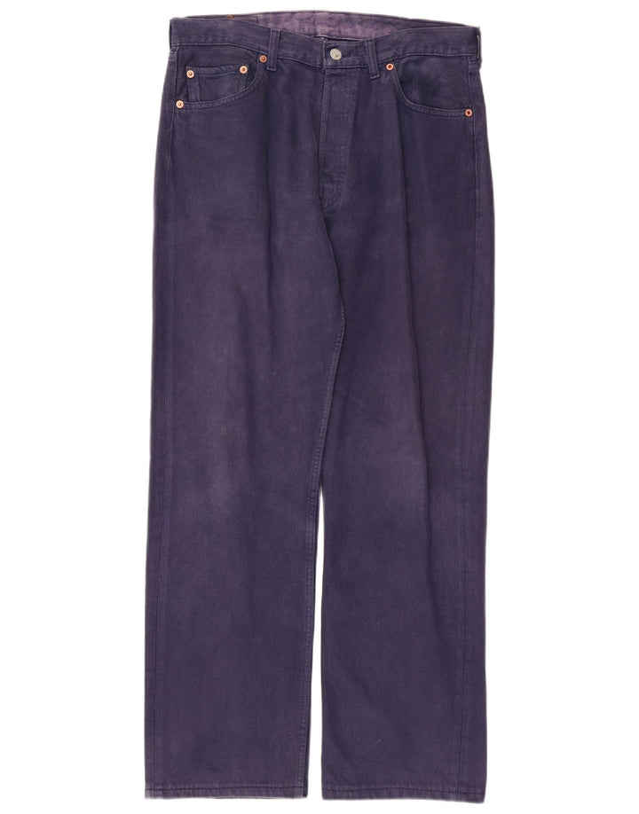 Levi's Jean Droit 501 Homme Violet Coton W34 L29