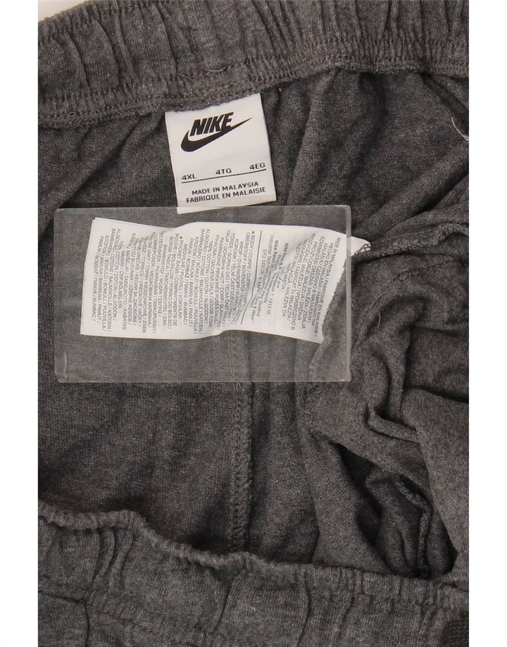 Nike Short de sport pour homme 4XL Gris Coton