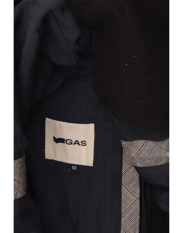 GAS Mens Utility Jacket IT 50 Large Black Vintage Gas and Second-Hand Gas from Messina Hembry 