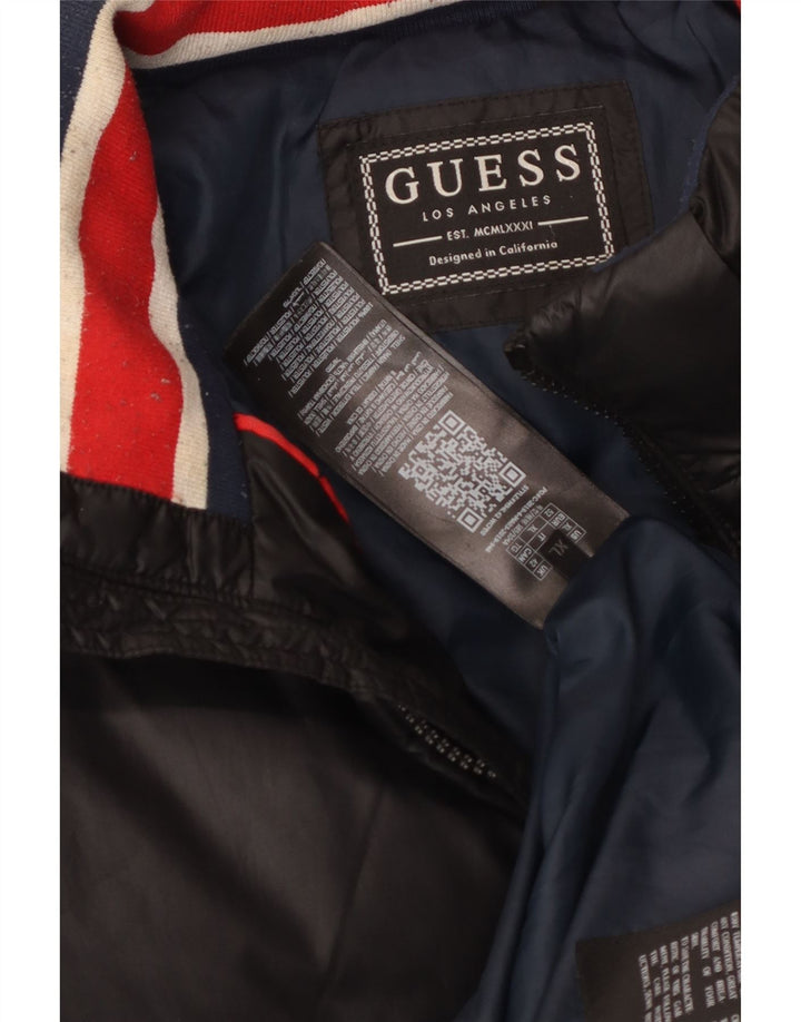 Guess Veste matelassée pour hommes UK 42 XL Noir Polyester