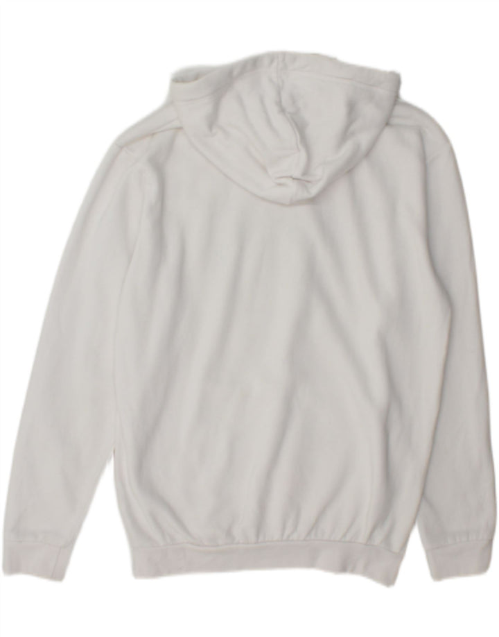 Sergio Tacchini Pull à capuche graphique pour homme en coton blanc moyen