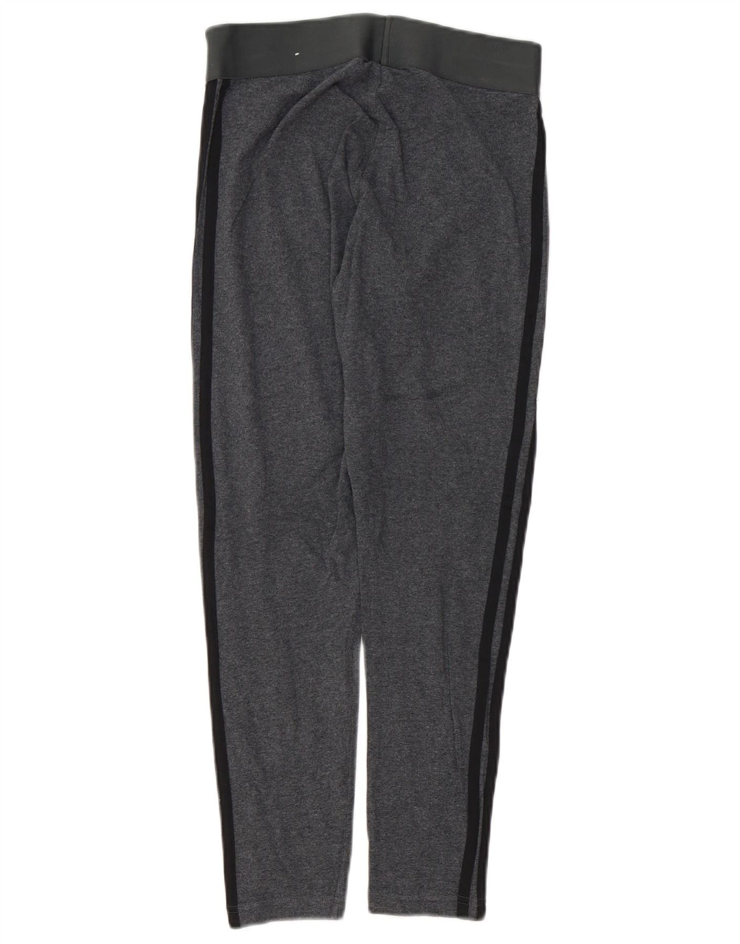 ADIDAS Leggings Femme UK 8/10 Petit Gris Coton