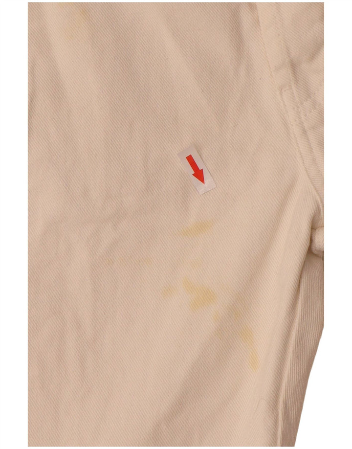 Hugo Boss Jean droit W32 L34 en coton blanc cassé