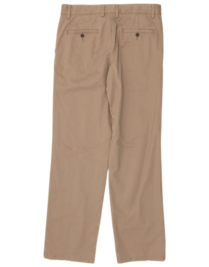 DOCKERS Pantalon Chino Droit Homme W34 L34 Beige Coton