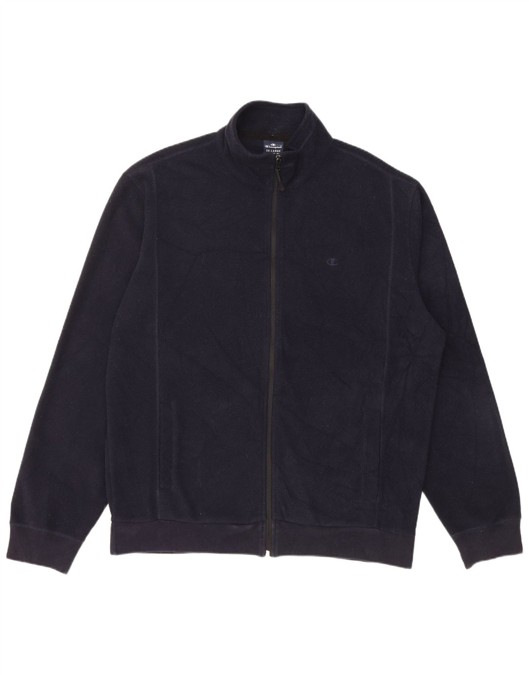 CHAMPION Veste Polaire Homme UK 44 2XL Bleu Marine Polyester