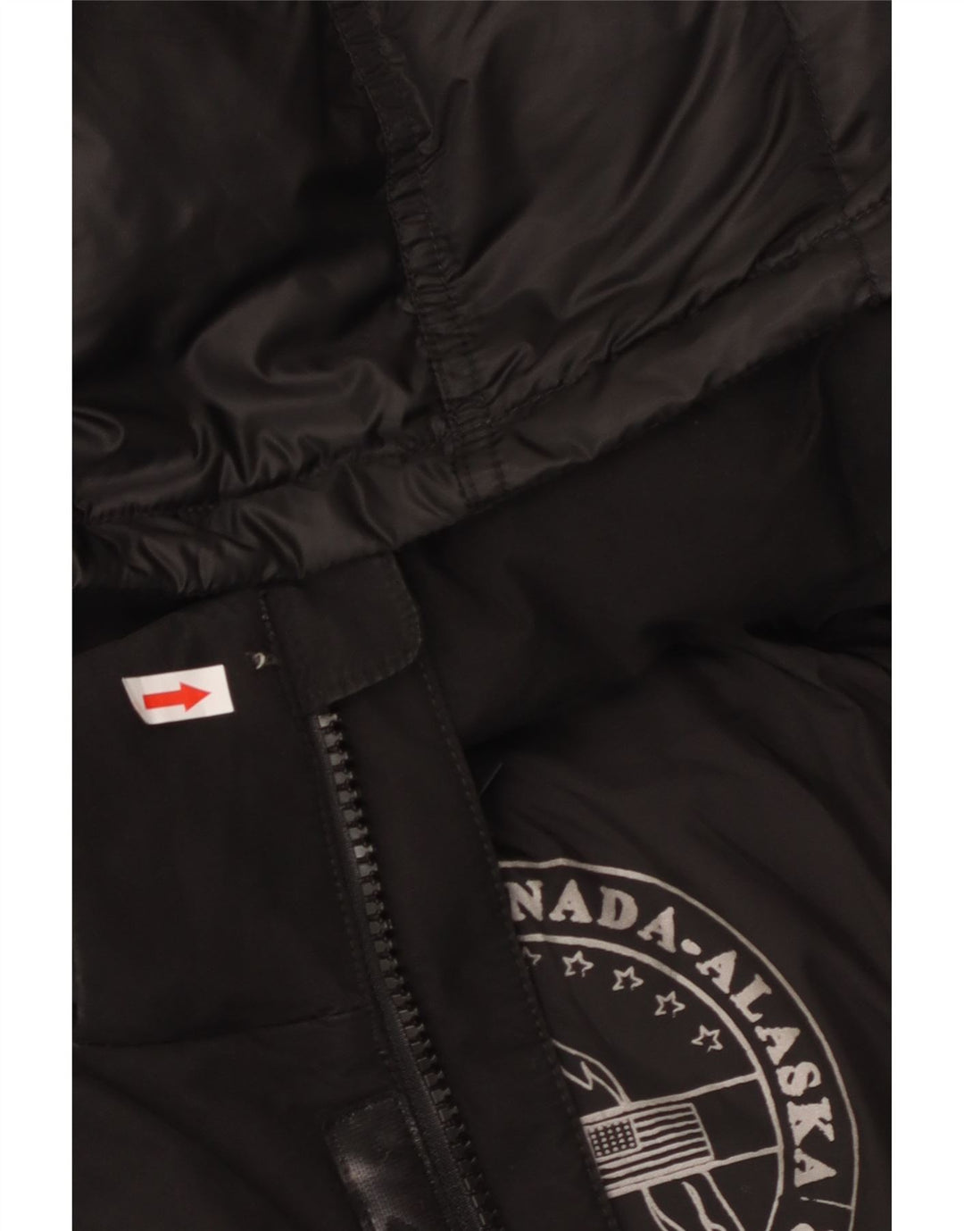 CANADIENS Veste matelassée à capuche pour hommes IT 56 3XL Noir Polyester