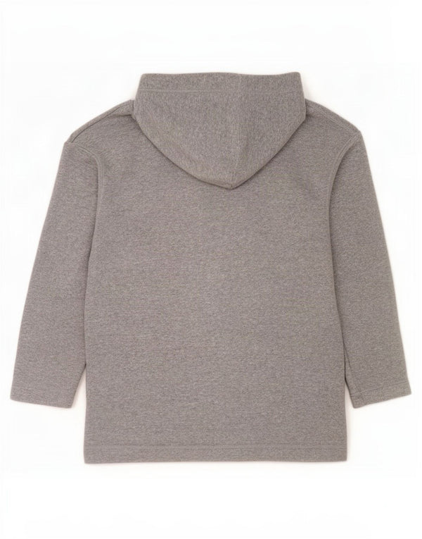 Marks & Spencer Pull à capuche surdimensionné en polaire pour femme UK 8/10 Petit Gris