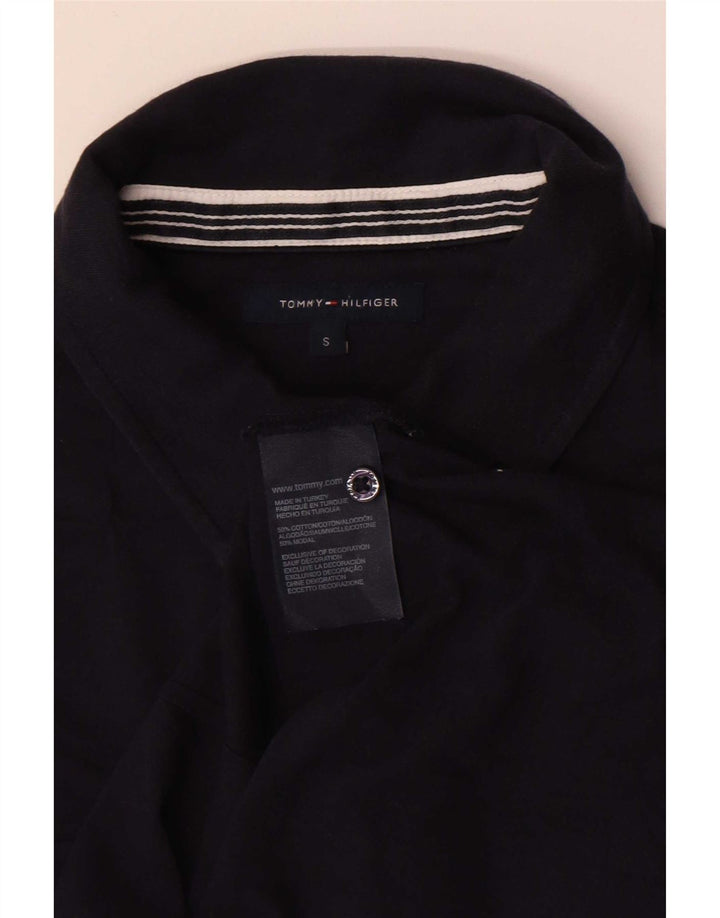 Tommy Hilfiger Chemise pull pour femme UK 10 Petit coton bleu marine