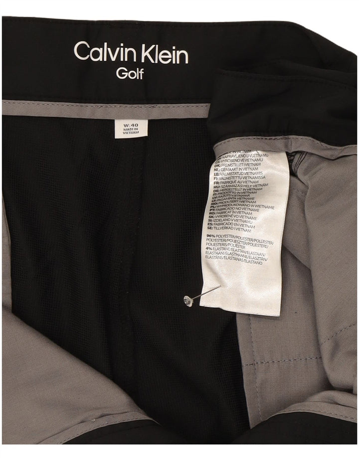 Calvin Klein Short Chino Homme W40 XL Noir Polyester